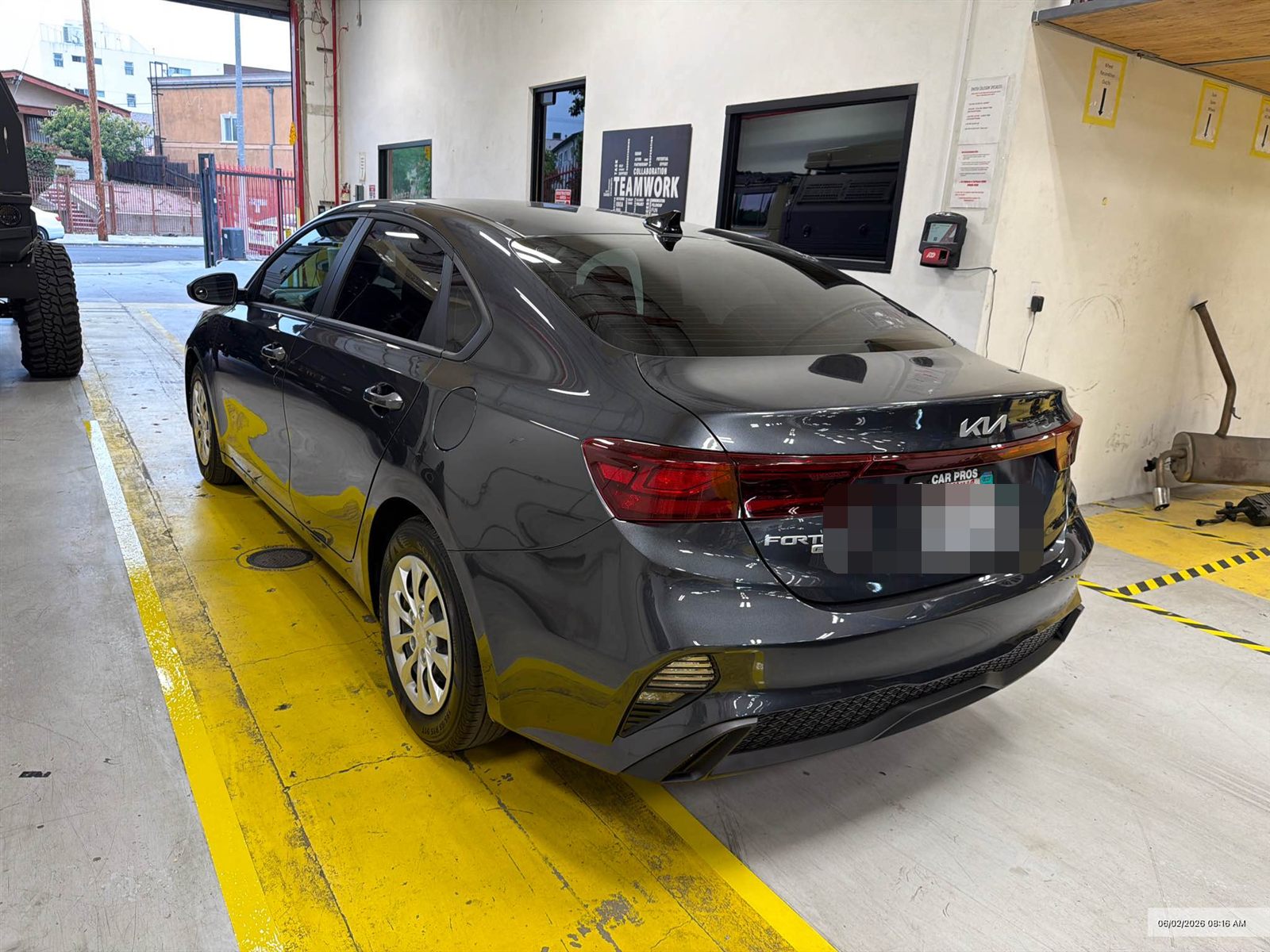 Kia Forte — Driven off